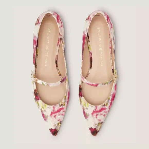 Stuart Weitzman Emilia Mary Jane ballerina Flats - Picture 2 of 4